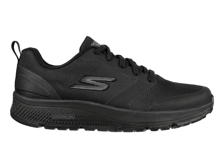Tenis deportivos Skechers Go Run Consistent en color negro con malla transpirable y suela cómoda.