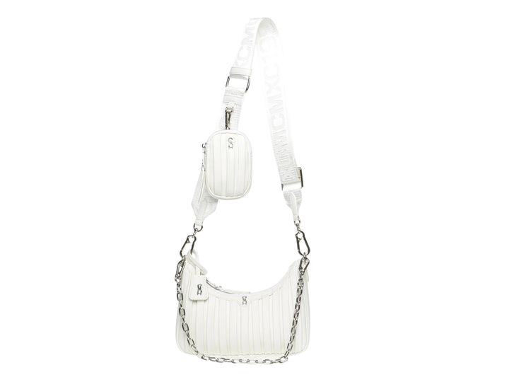 Bolso de Hombro Steve Madden Bzarin Blanco para Mujer