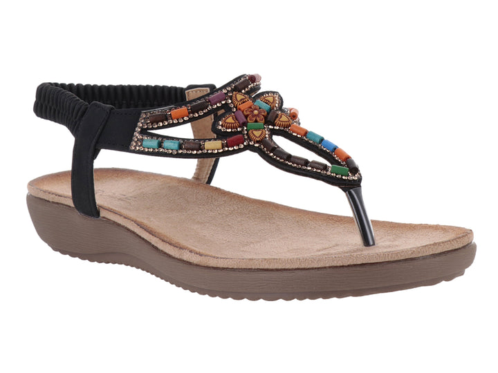 Sandalias ROZE Negro para Mujer