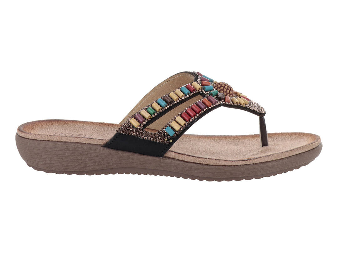 Sandalias ROZE Negro para Mujer