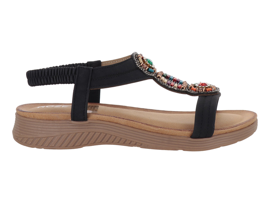 Sandalias ROZE Negro para Mujer