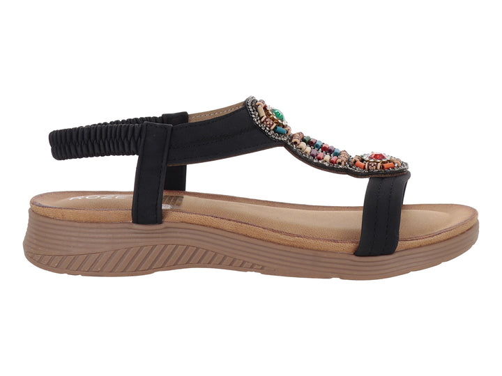 Sandalias ROZE Negro para Mujer