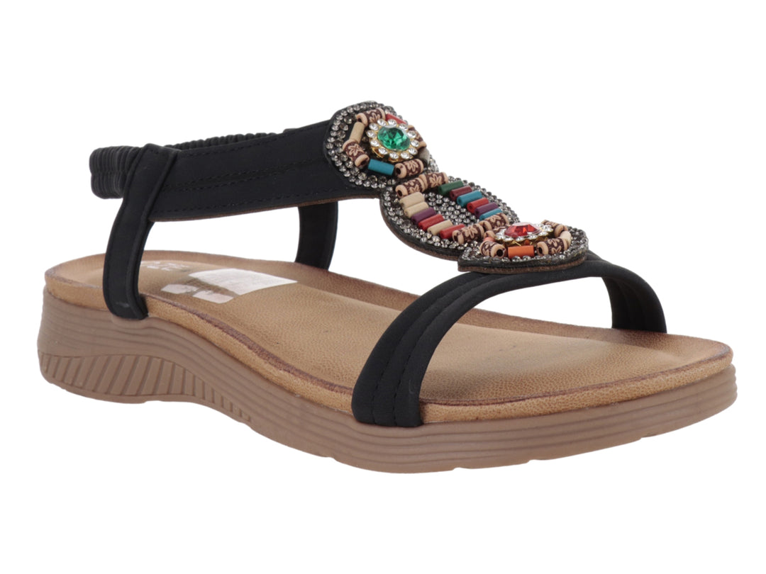 Sandalias ROZE Negro para Mujer