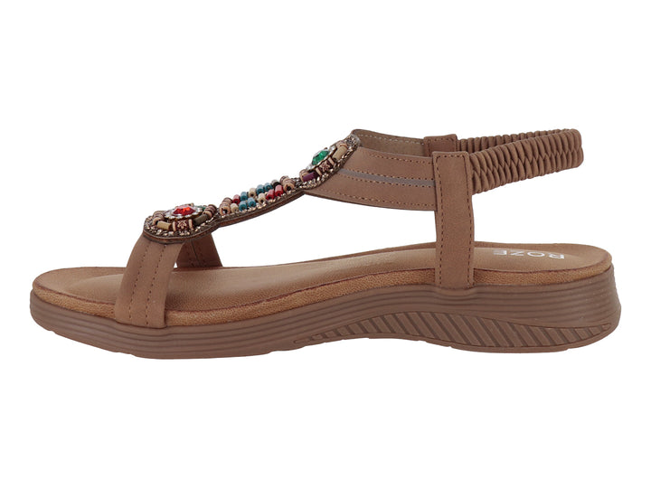 Sandalias ROZE Color Tan para Mujer