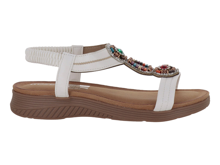 Sandalias ROZE Blancas para Mujer