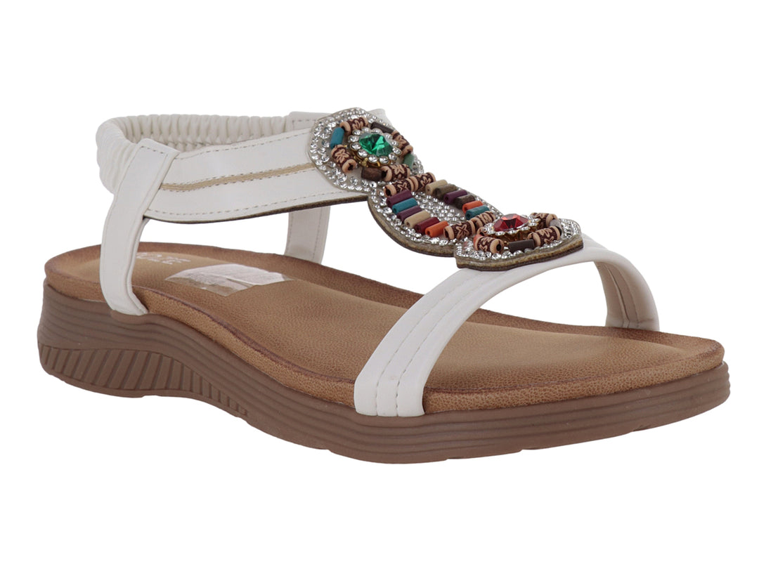 Sandalias ROZE Blancas para Mujer