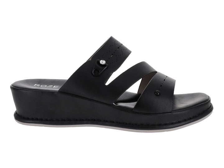 Sandalias Roze Plataforma Negro para Mujer