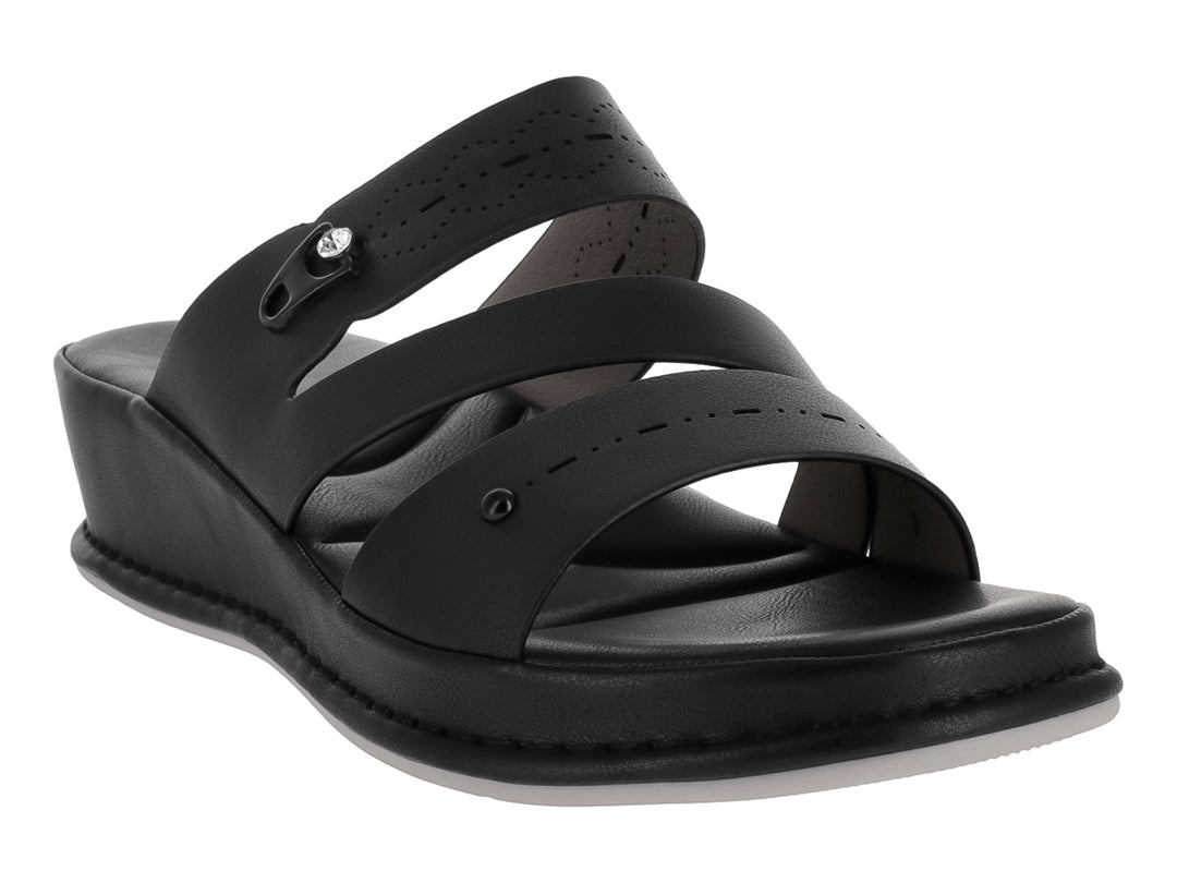 Sandalias Roze Plataforma Negro para Mujer