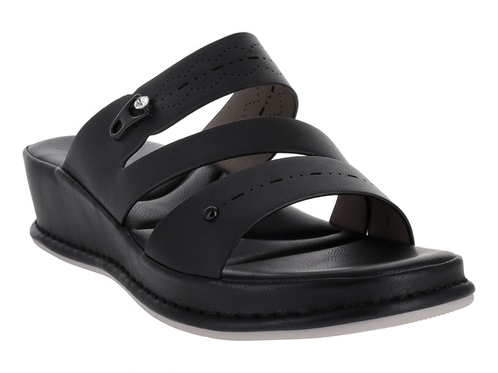Sandalias Roze Plataforma Negro para Mujer