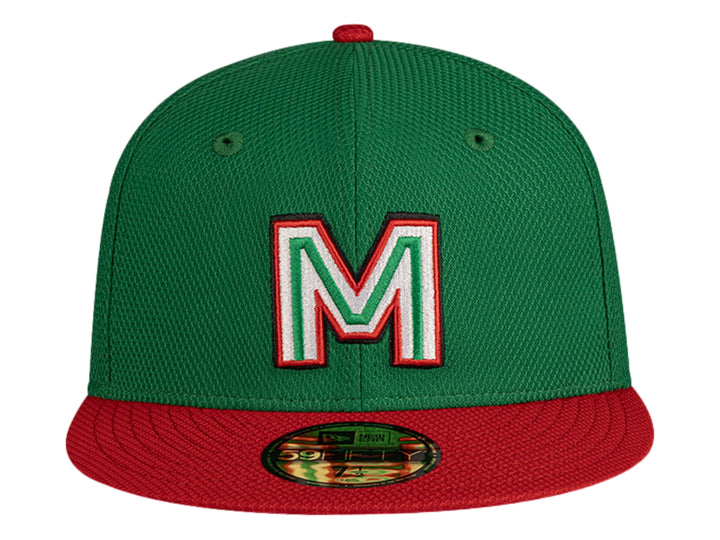 Gorra New Era 59Fifty México Verde para Hombre