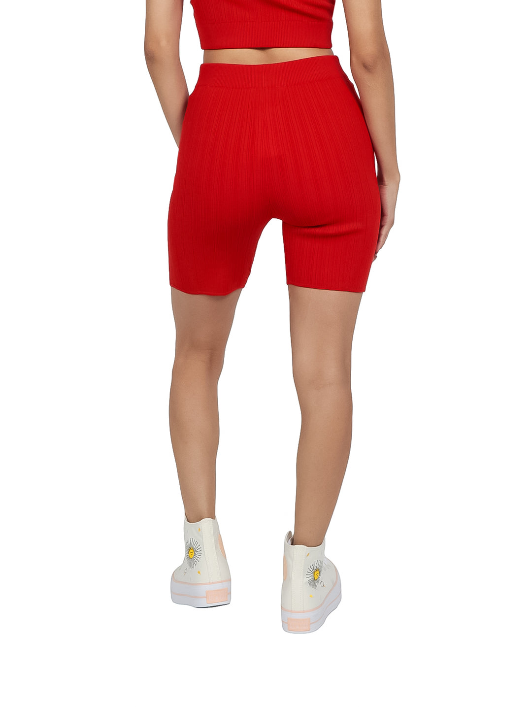 Shorts Calvin Klein Rojo para Mujer