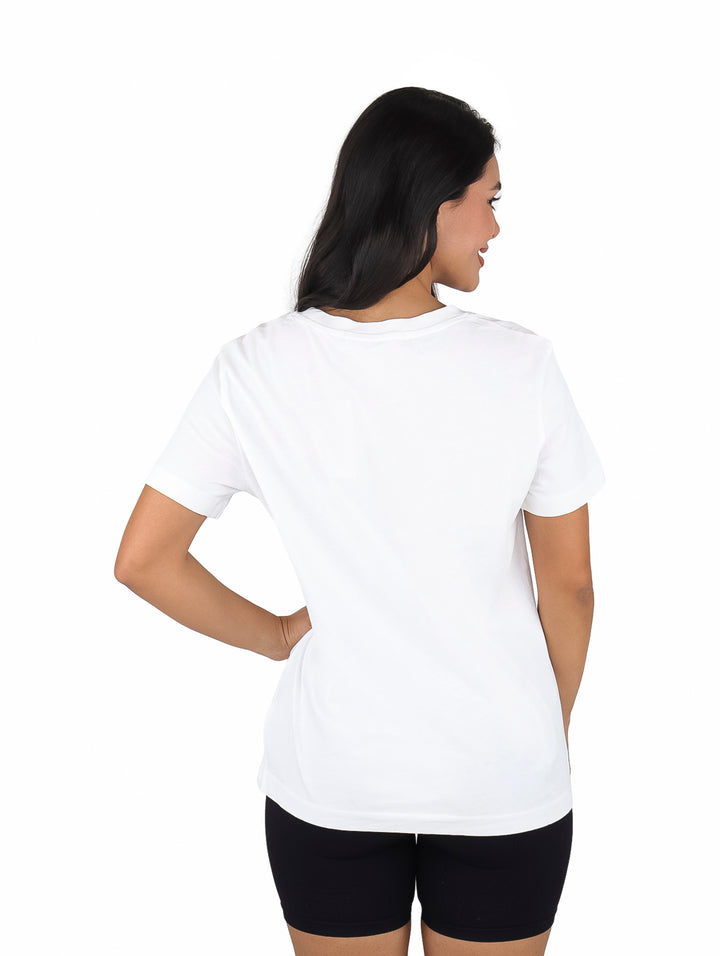 Playera Calvin Klein Archival Monologo Blanco para Mujer
