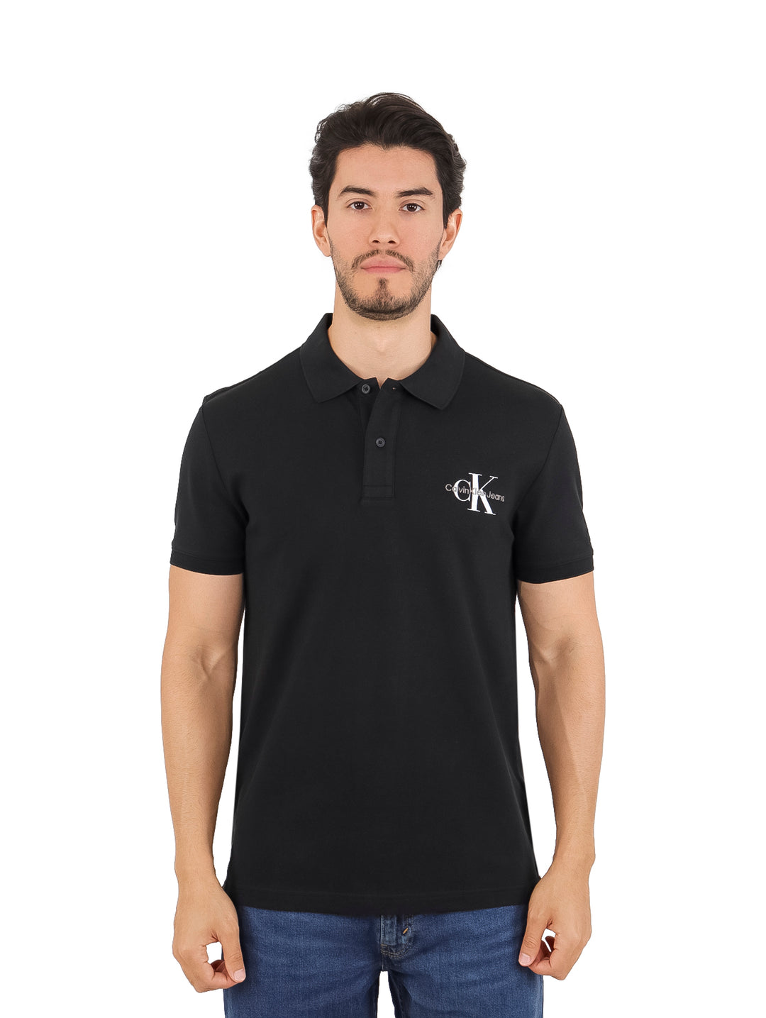 Playera Polo Calvin Klein Negro para Hombre