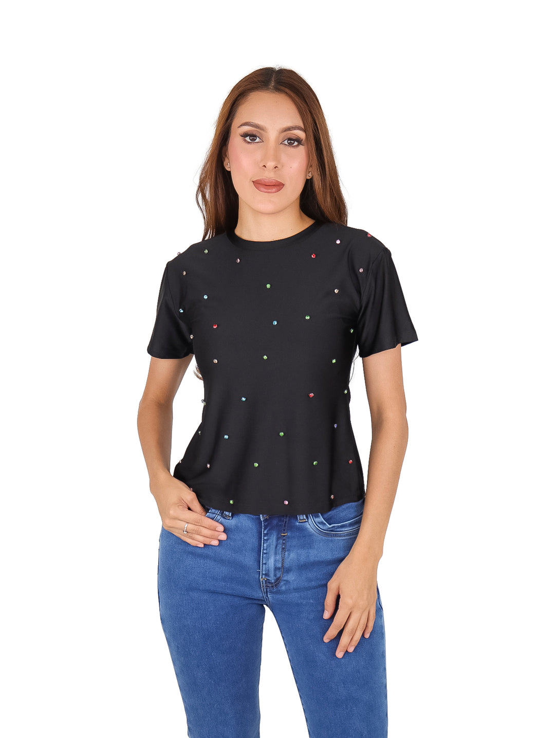 Blusa Pao Fashion Negro para Mujer