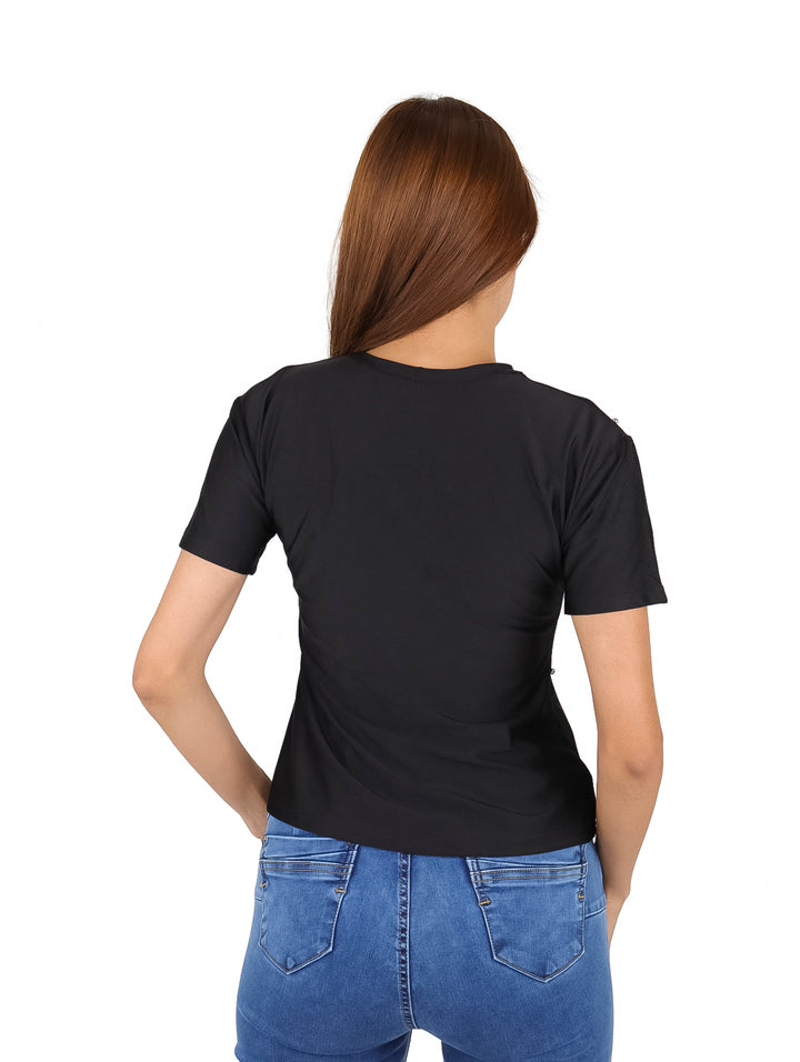 Blusa Pao Fashion Negro para Mujer
