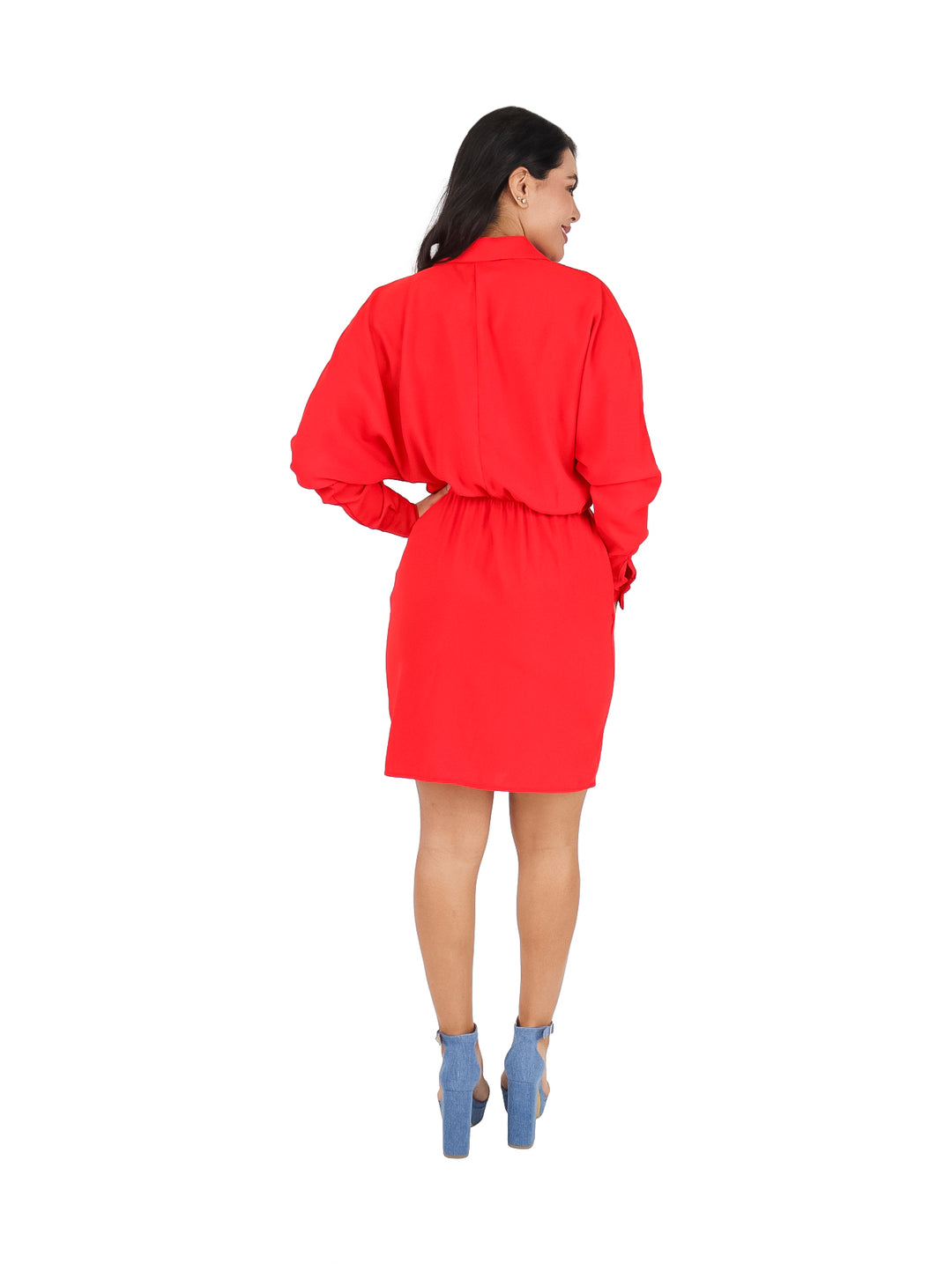 Vestido Corto Kriscar Rojo para Mujer