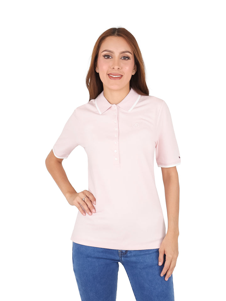 Playera Polo Tommy Hilfiger Rosa para Mujer
