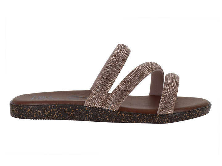 Sandalias Luna Rosa Oro Rosado para Mujer
