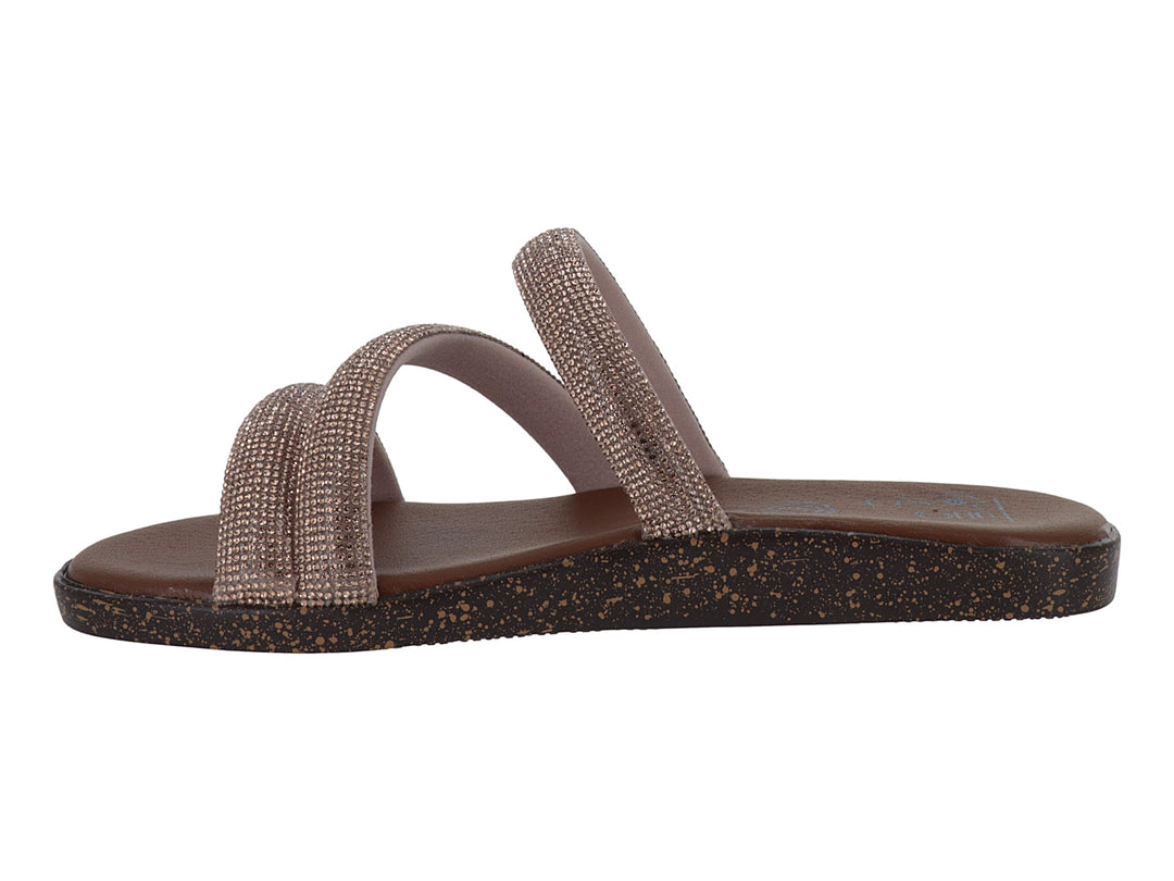 Sandalias Luna Rosa Oro Rosado para Mujer