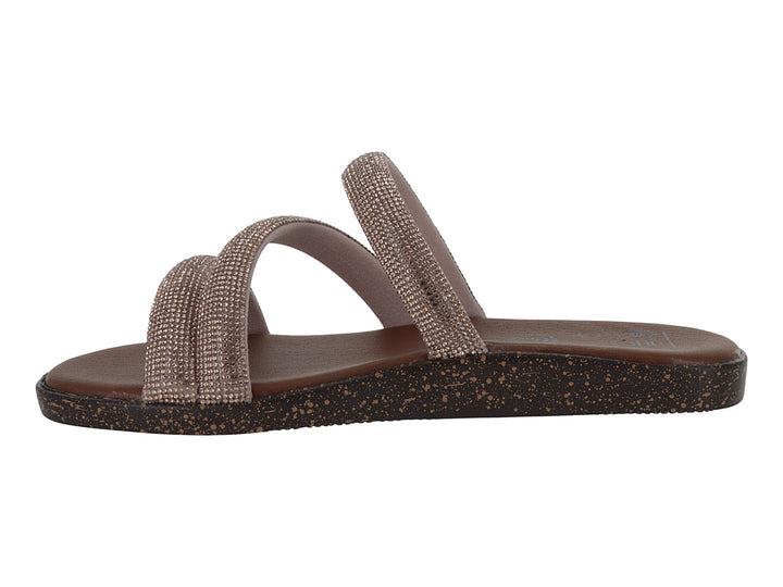 Sandalias Luna Rosa Oro Rosado para Mujer