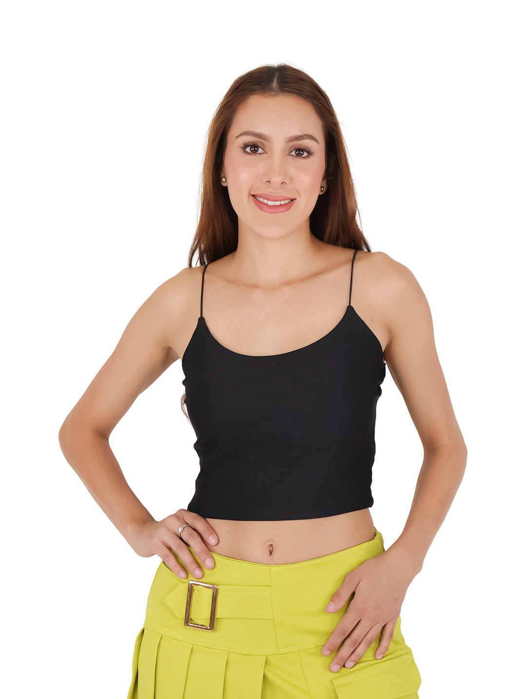 Top Básico de Tirantes Frikha Negro para Mujer