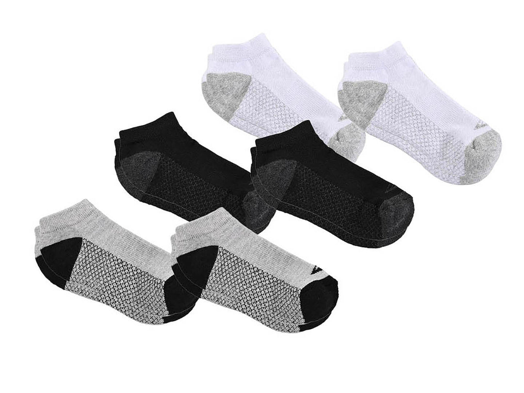 Set de 6 calcetines infantiles Everlast en colores negro, blanco y gris.