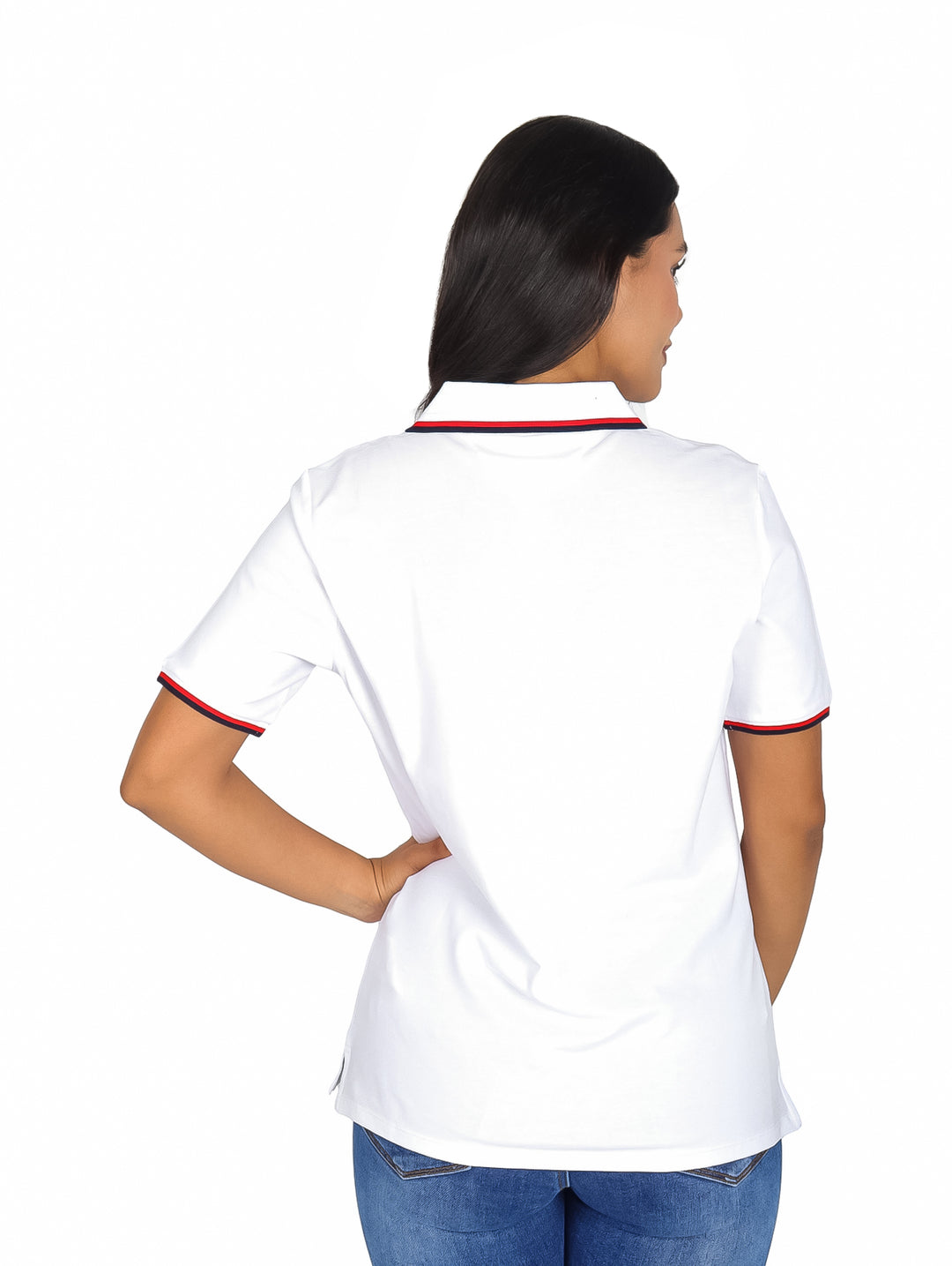 Playera Polo Tommy Hilfiger Blanco para Mujer