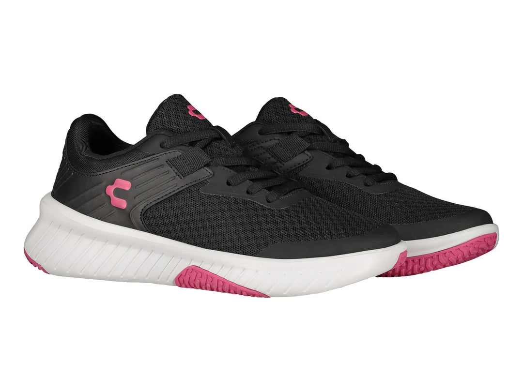 Tenis Charly Negro con Rosa para Mujer