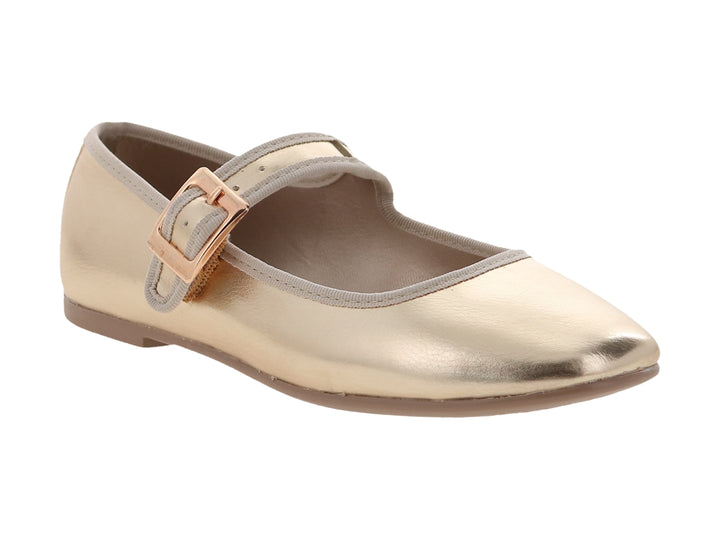 Zapatos Planos Tropicana Color Oro para Niña