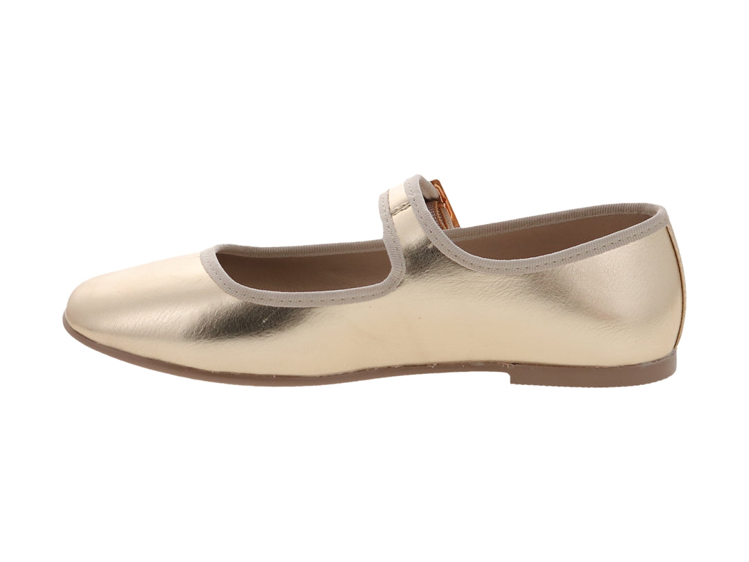 Zapatos Planos Tropicana Color Oro para Nina