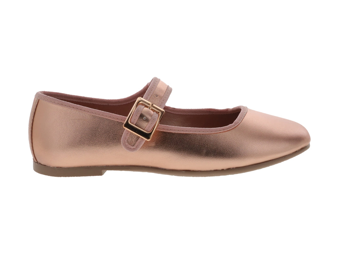 Zapatos Planos Tropicana Oro Rosado para Niña