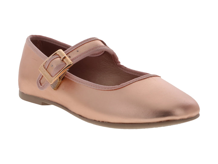 Zapatos Planos Tropicana Oro Rosado para Niña