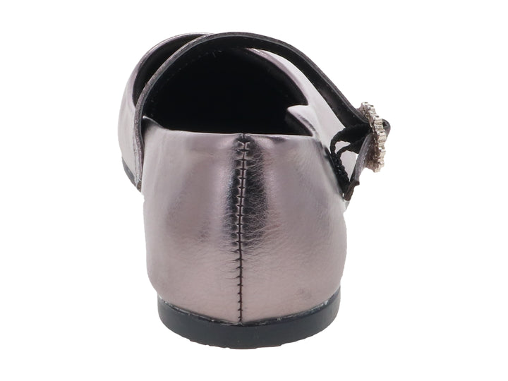 Zapatos Planos Tropicana Gris Metálico para Niña