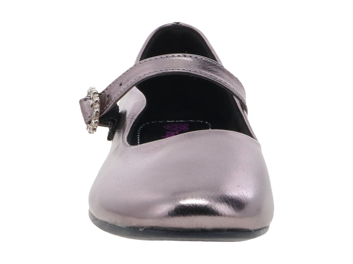 Zapatos Planos Tropicana Gris Metálico para Niña