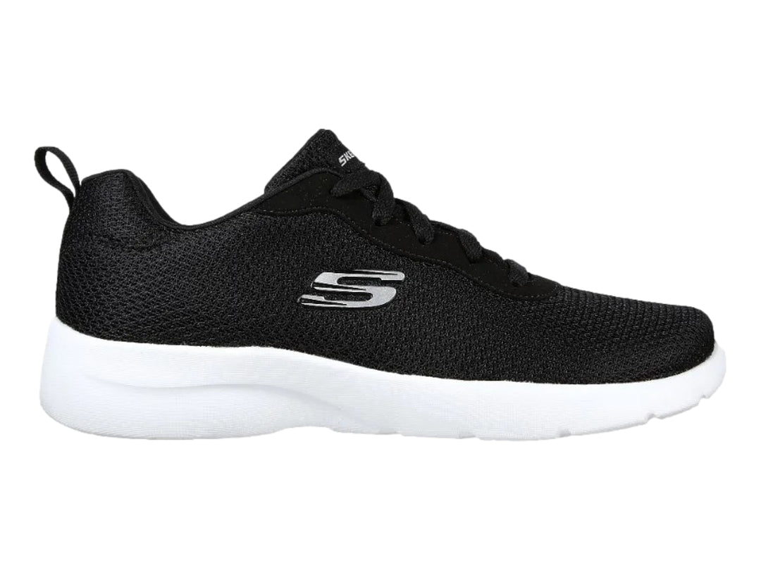 Tenis Skechers Dynamight 2.0 Negro y Blanco para Mujer