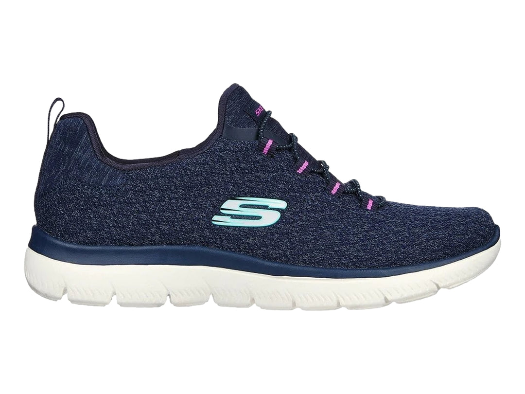 Tenis Skechers Summits Azul Marino Multicolor para Mujer