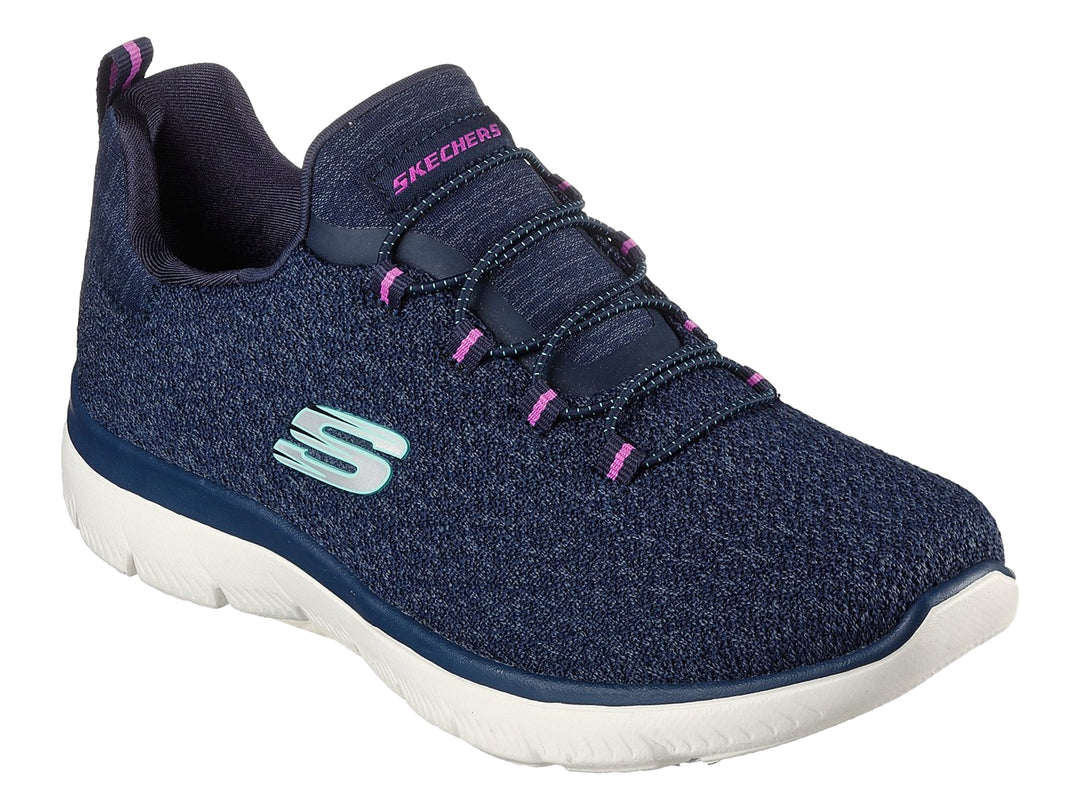 Tenis Skechers Summits Azul Marino Multicolor para Mujer