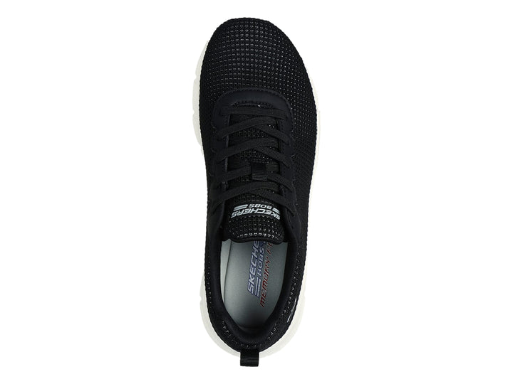 Tenis Skechers BOBS B Flex Negro y Blanco para Mujer