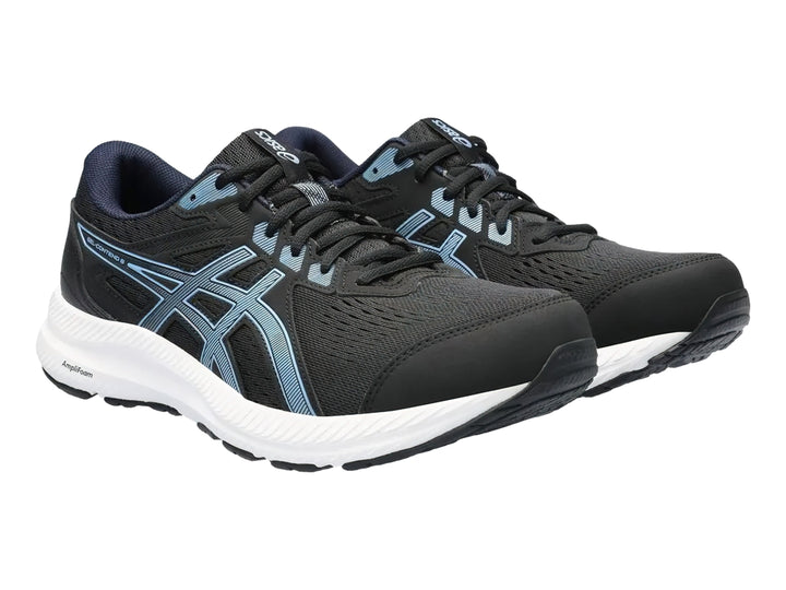Tenis ASICS Gel-Contend 8 Negro y Azul para Hombre