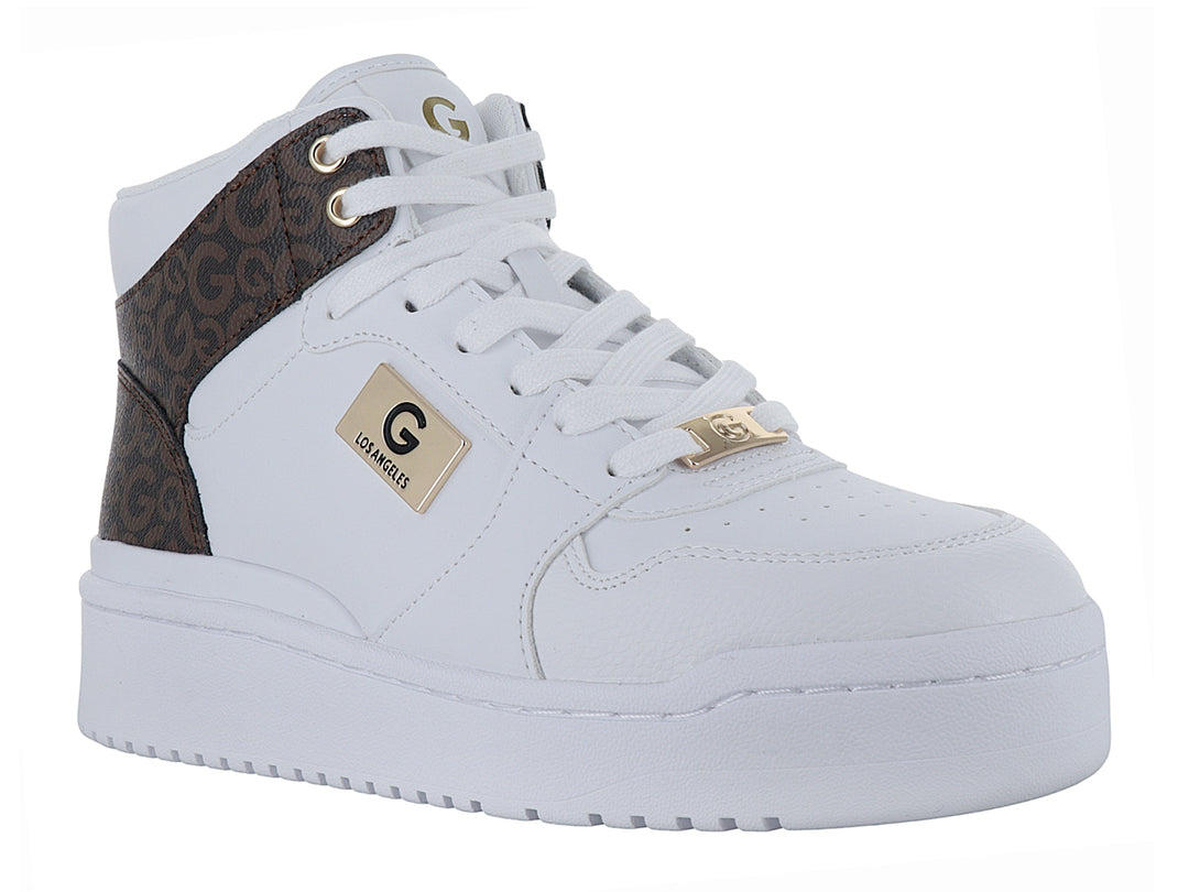 Tenis GBG Blanco y Chocolate para Mujer