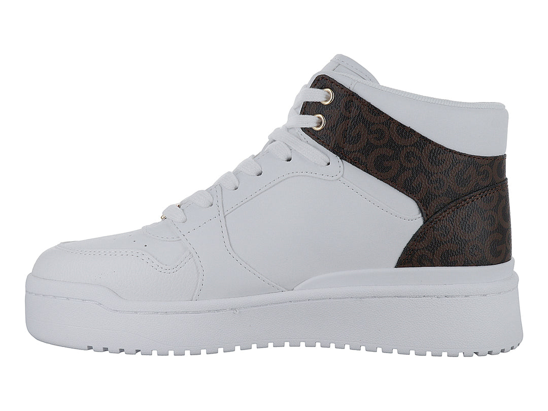 Tenis GBG Blanco y Chocolate para Mujer