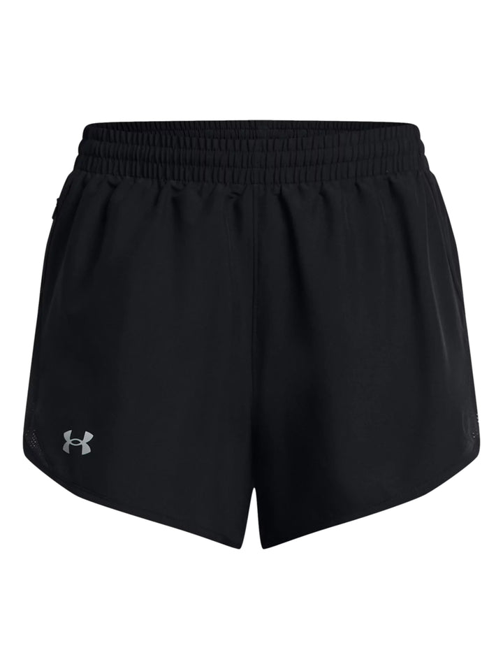 Shorts Under Armour Fly By 3 Negro para Mujer