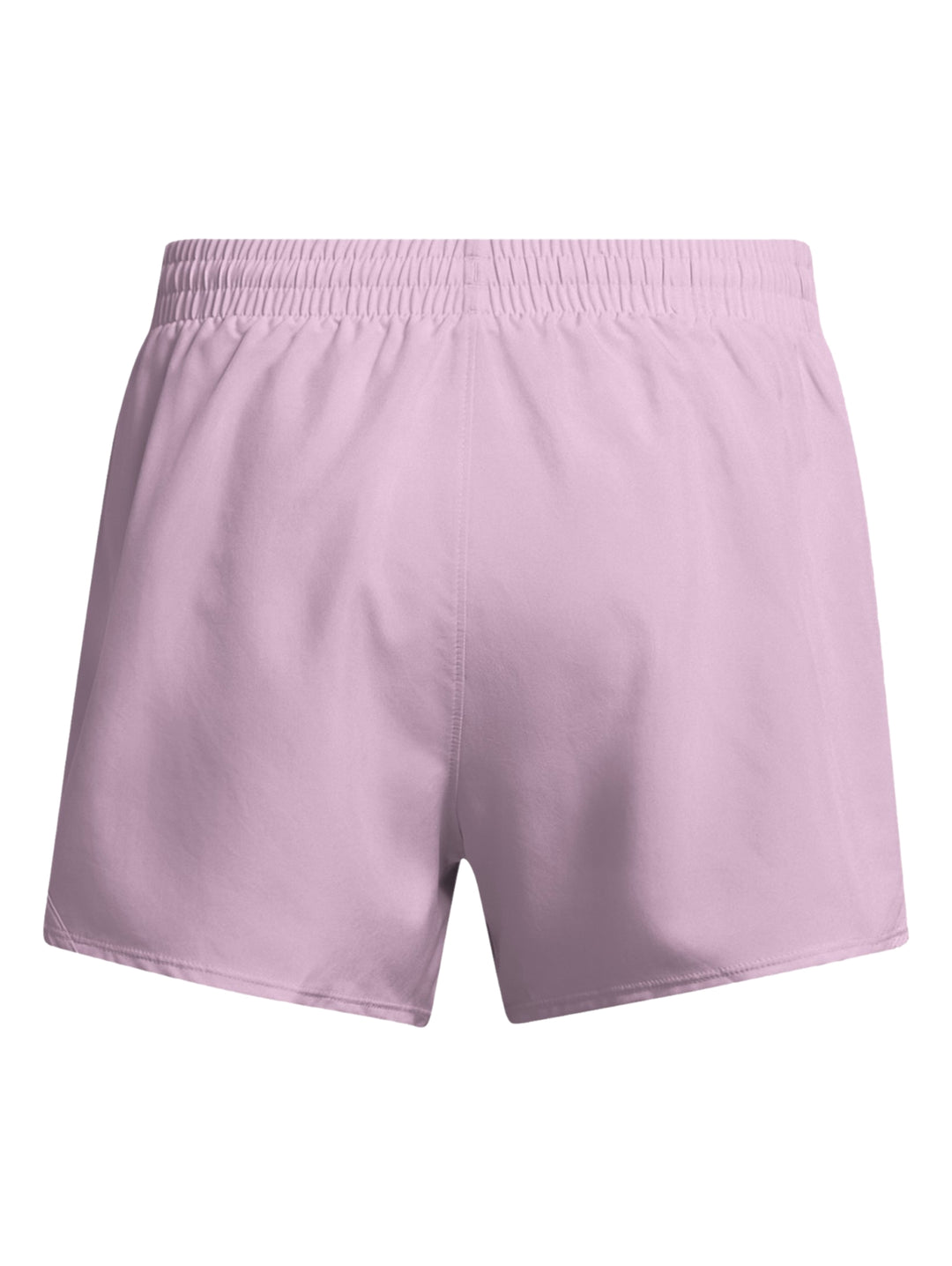 Shorts deportivos color morado claro de Under Armour para mujer.