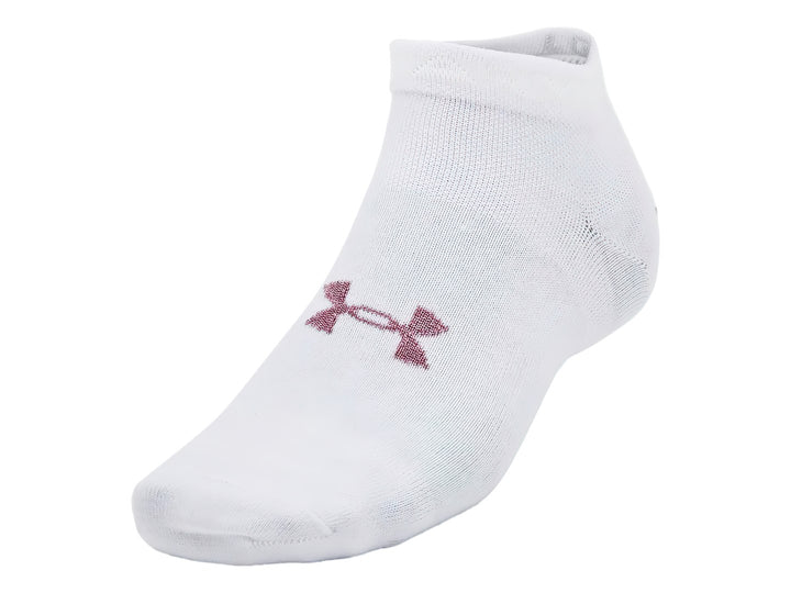 Pack 3 Calcetines Under Armour Essential Low Cut Blancos para Mujer