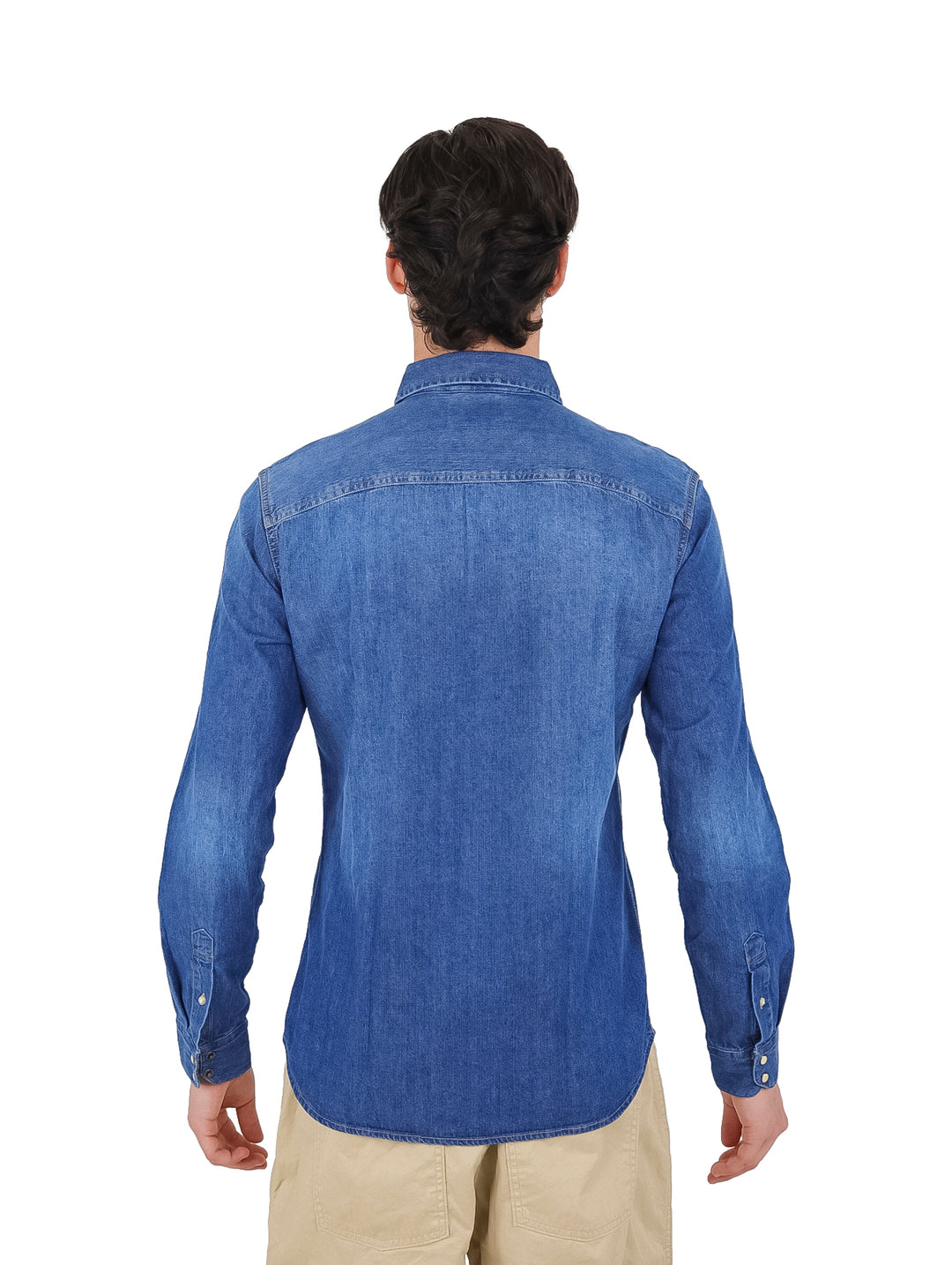 Camisa Jack &amp; Jones Denim Azul para Hombre