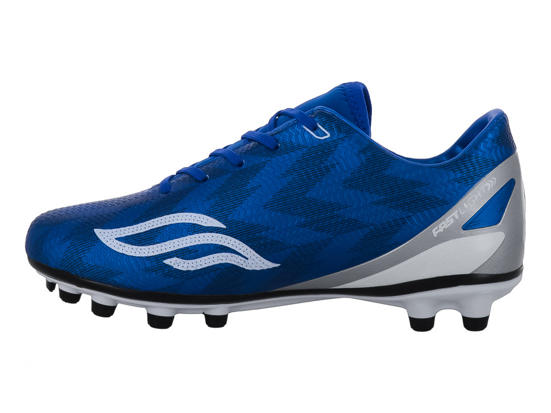 Tenis de Fútbol Furia Azul y Blanco para Niño