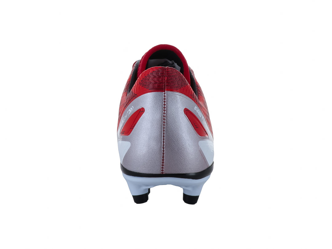 Tenis de Fútbol Furia Rojo y Blanco para Niño
