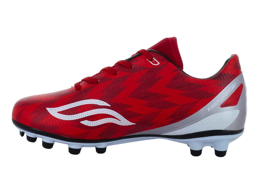 Tenis de Fútbol Furia Rojo y Blanco para Niño