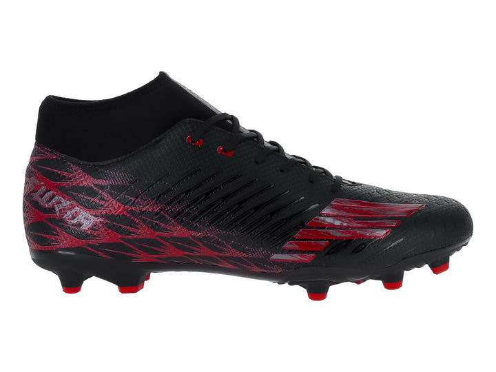 Tenis de Fútbol FURIA Negro con Rojo para Hombre