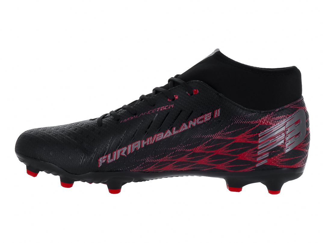 Tenis de Fútbol FURIA Negro con Rojo para Hombre